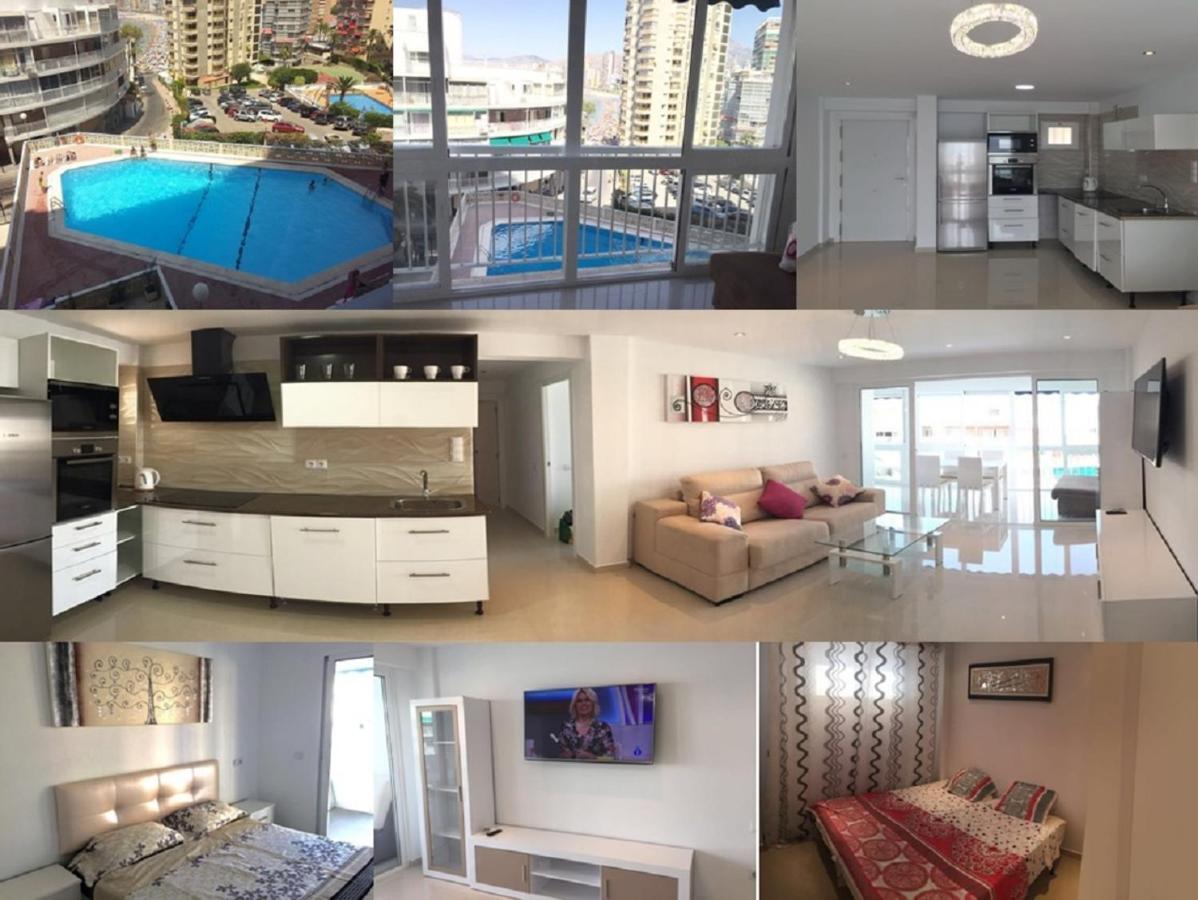 Levante Beachfront Luxury Apartment Benidorm Extérieur photo